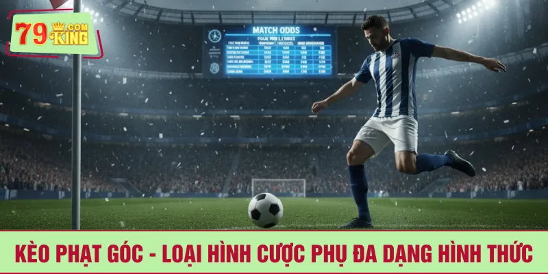 Kèo phạt góc - Loại hình cược phụ đa dạng hình thức